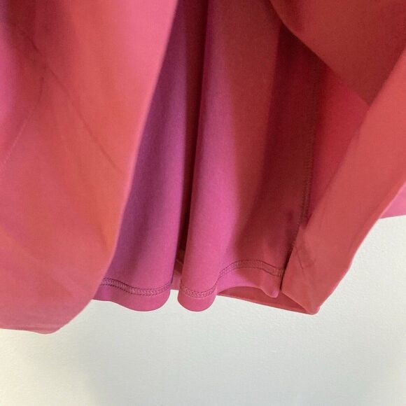 Kay Unger Dress Puff Statement Sleeve Stretch Poplin Lined Dusty Rose Event - Picture 11 of 16